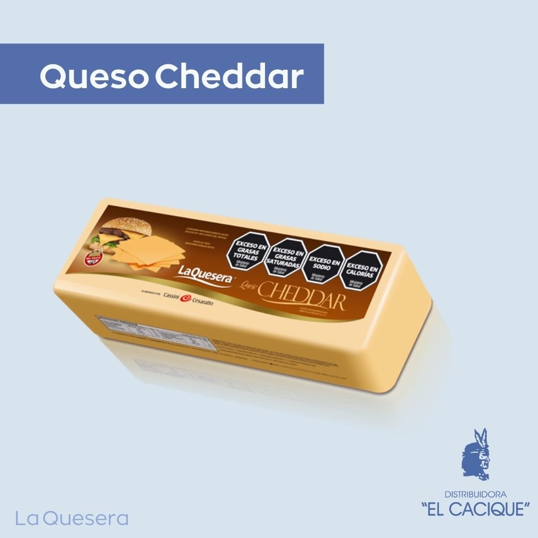 QUESO CHEDDAR BARRA  LA QUESERA